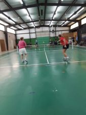 Playing Pickleball