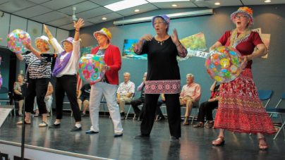 people doing theater